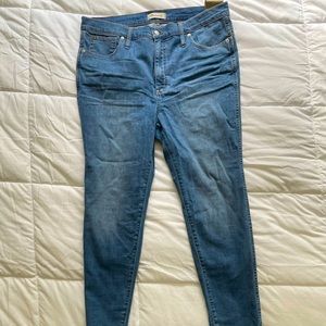Madewell Hi Rise Skinny Jean Crop 10”